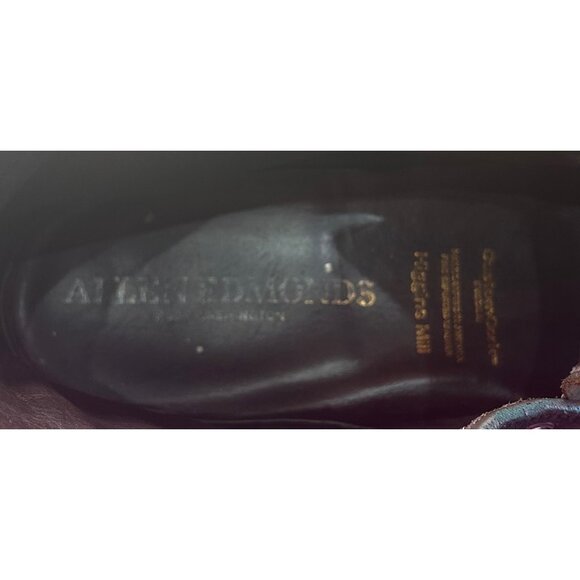 Allen Edmonds Higgins Mill Mens 10.5 Husk Suede Vibram Lug Black Brown *READ - Picture 9 of 11